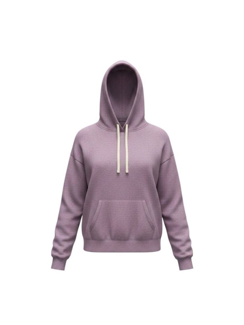 Buffalo David Bitton Womens Lavender Pullover Hoodie Kangaroo Pocket Size L